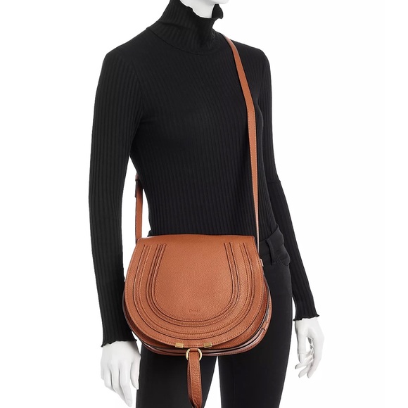 Chloe Marcie Medium Leather Crossbody - Picture 2 of 15